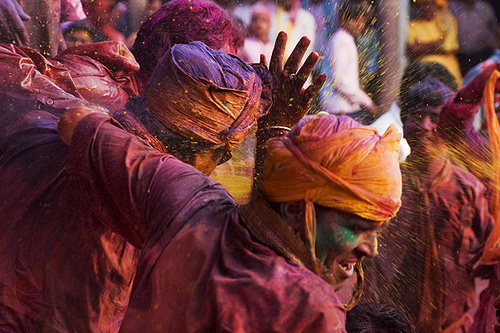 Fete des couleurs Holi, Inde