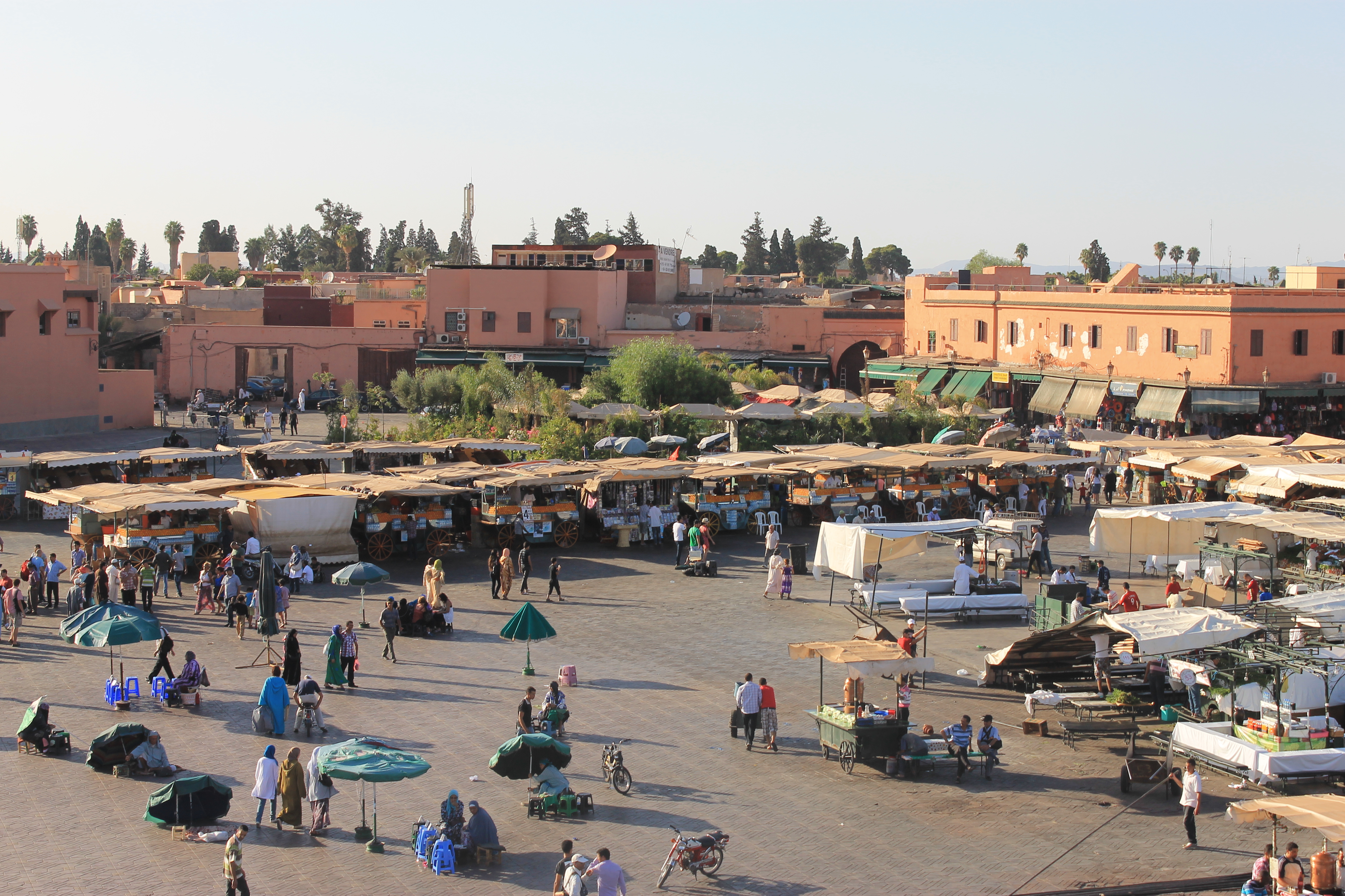 La place Jemma-El-Fna de Marrakech