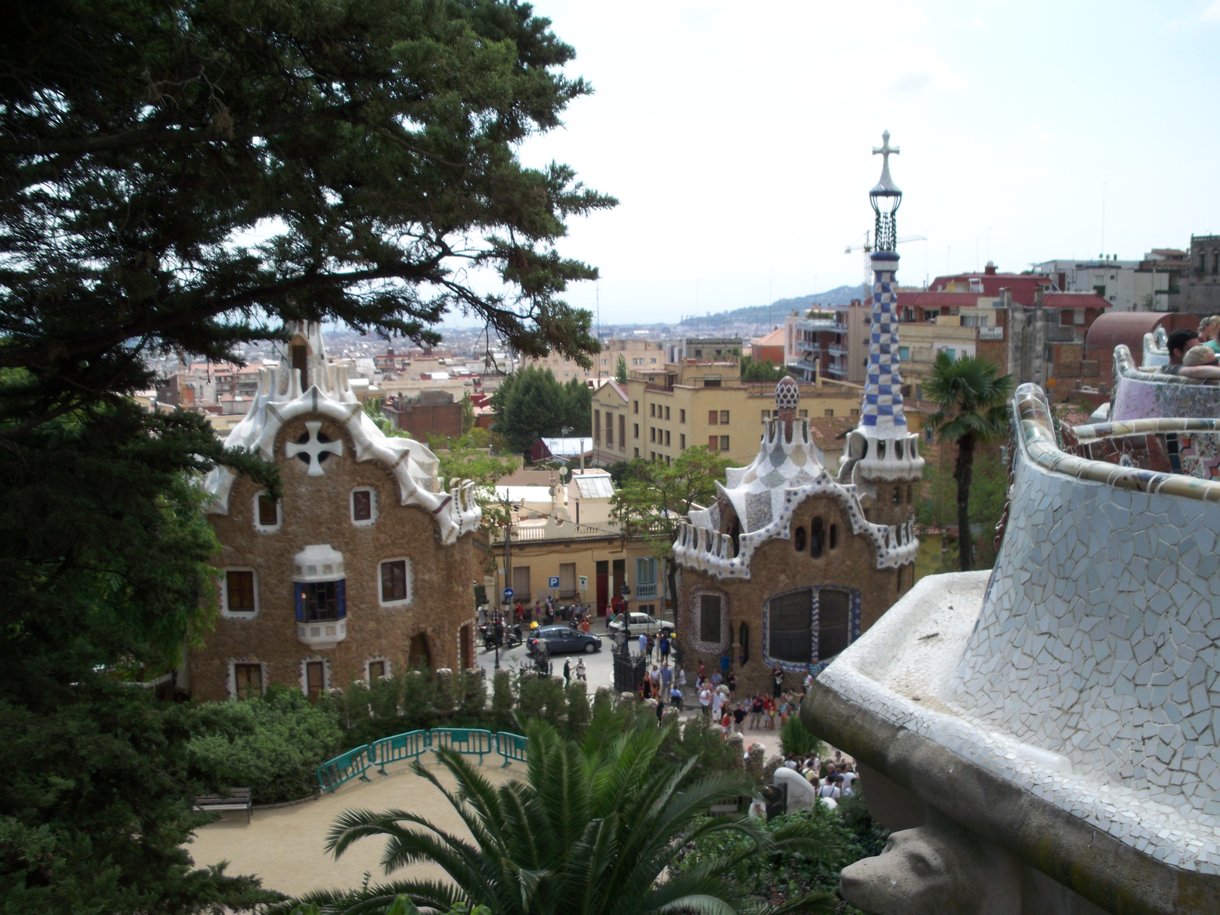 La maison de Gaudi dans le parc Güell