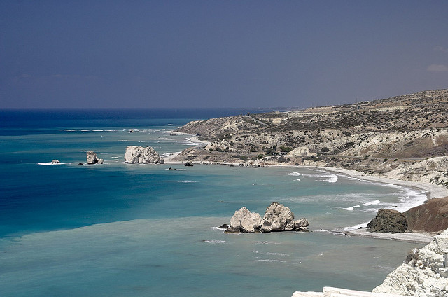 Le Rocher d'Aphrodite à Chypre