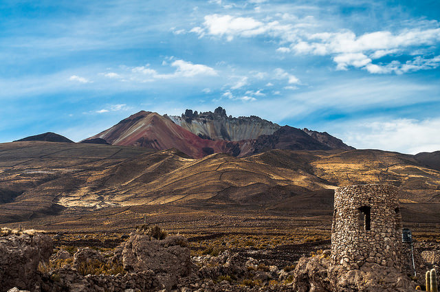 Le volcan Tunupa en Bolivie