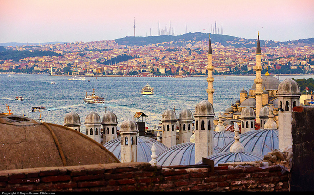 La ville d'Istanbul et le Bosphore