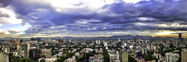 Panorama sur Mexico City