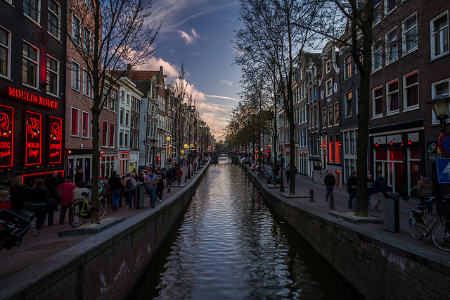 Le quartier rouge d'Amsterdam : De Wallen