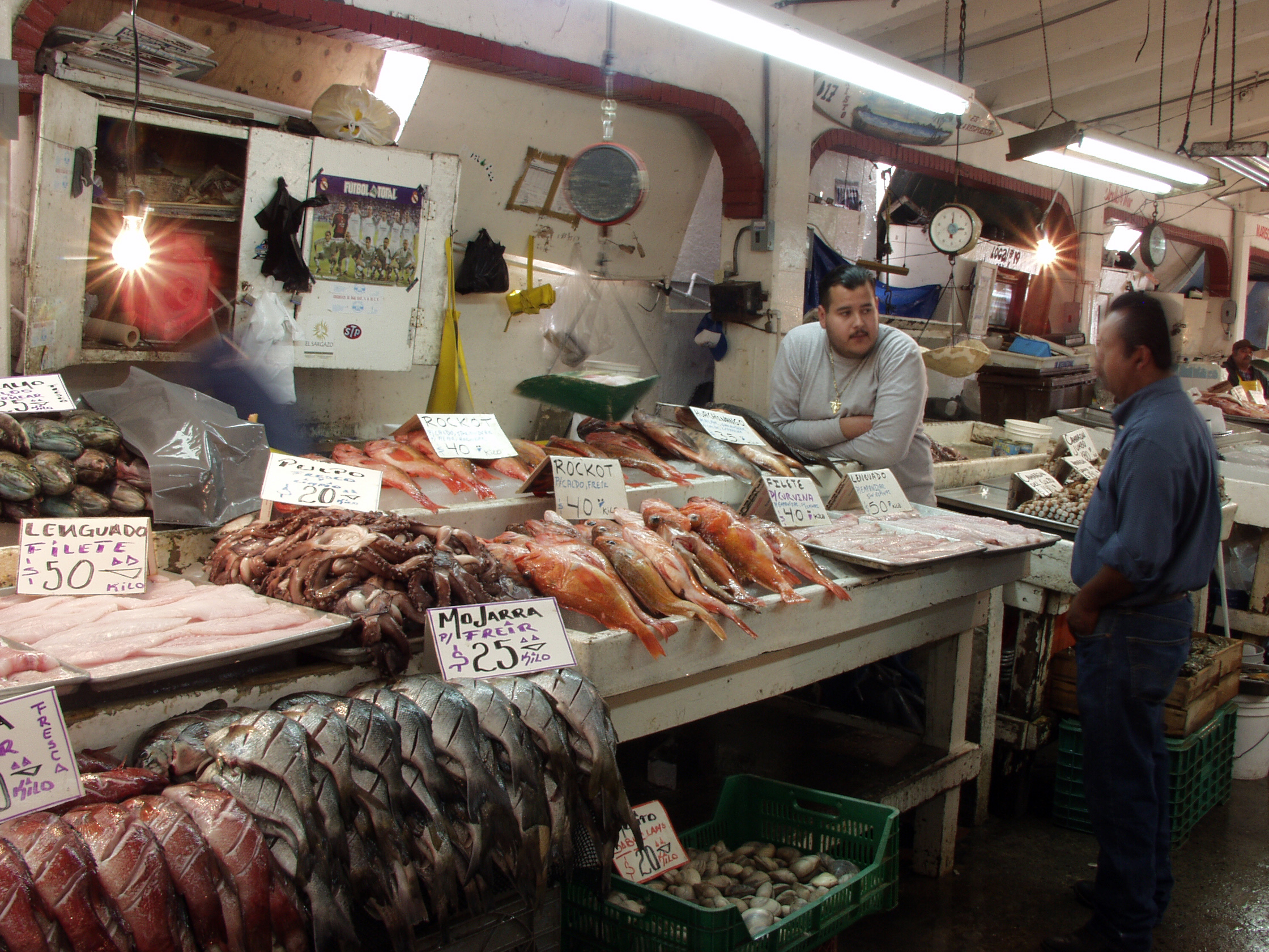 Marché de poissons à Panama City