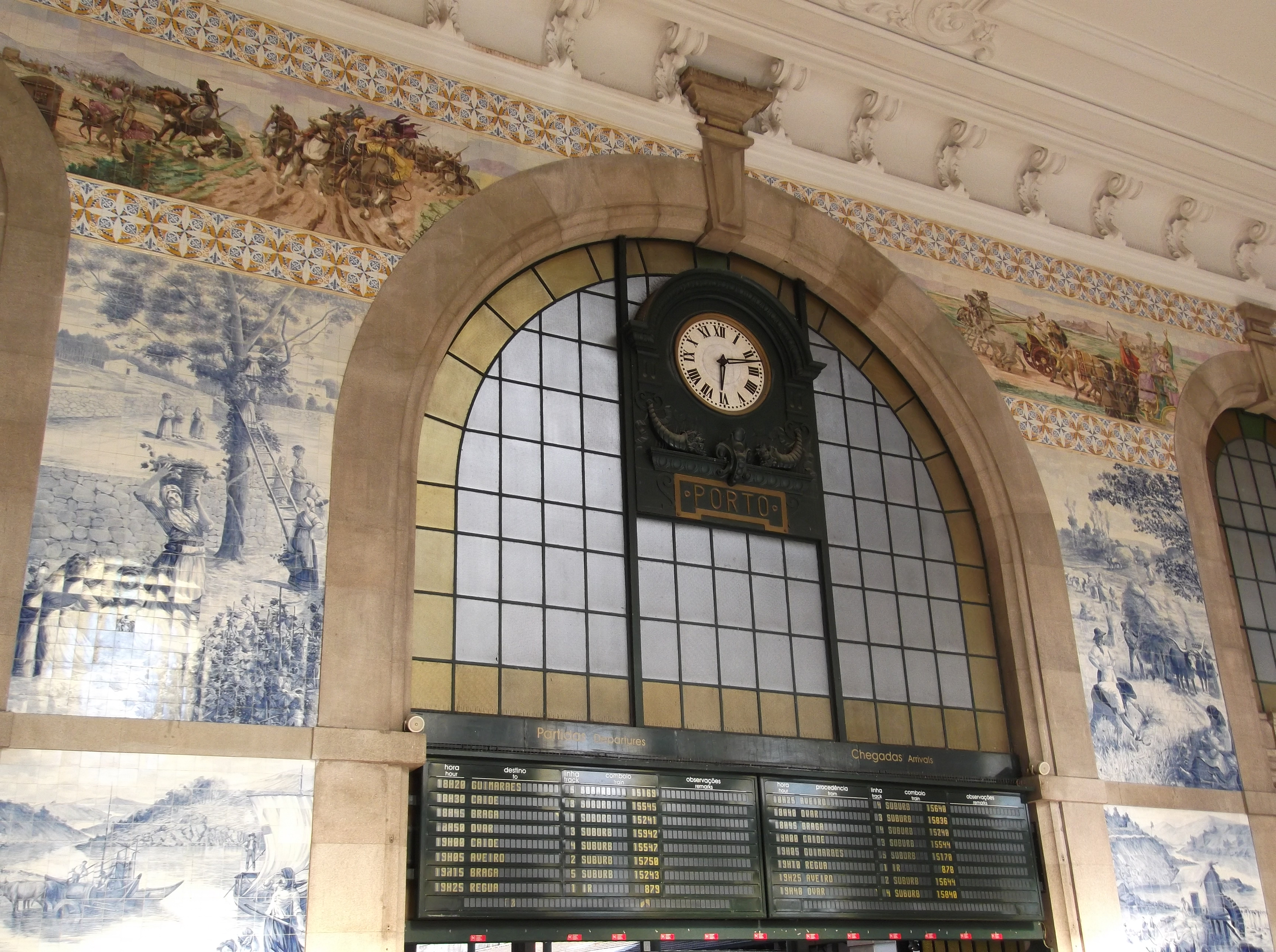 gare de Sao Bento à Porto