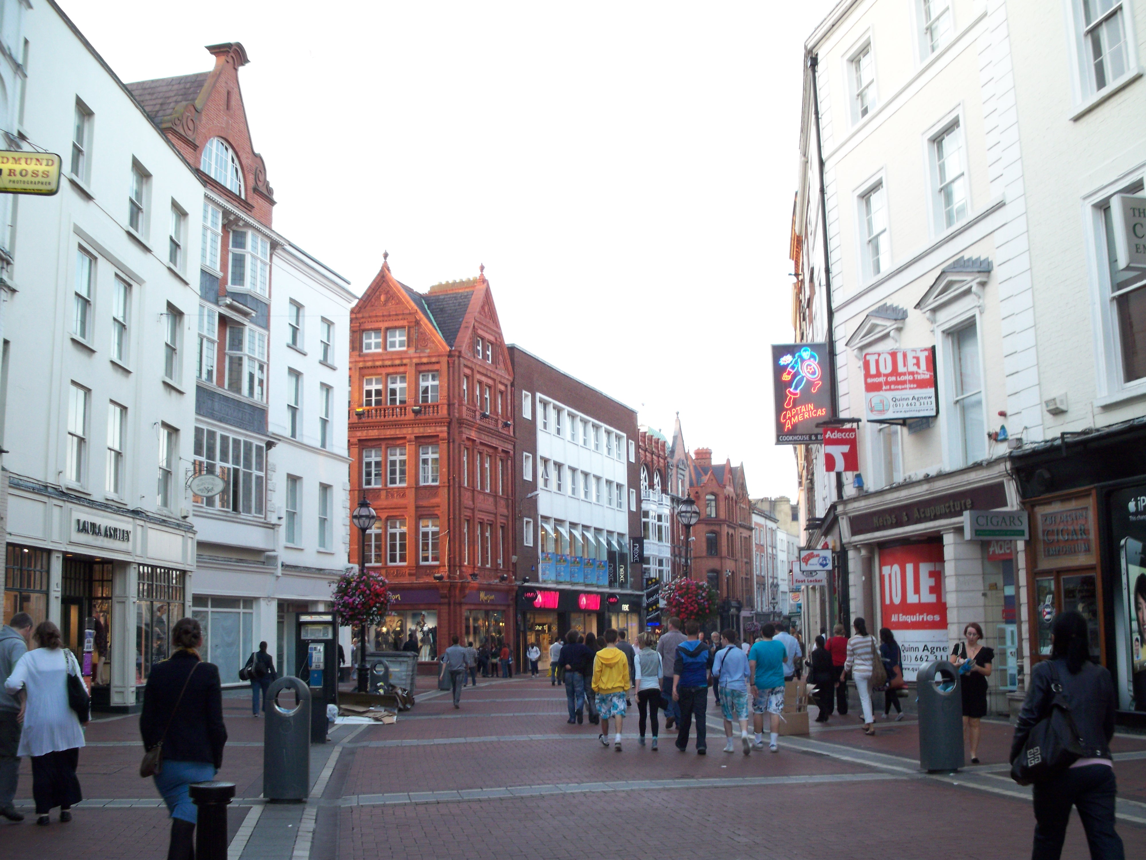 Rue Grafton Street à Dublin