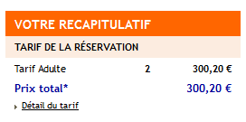 tarif promovacances