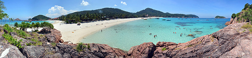 Plage de Redang en Malaisie