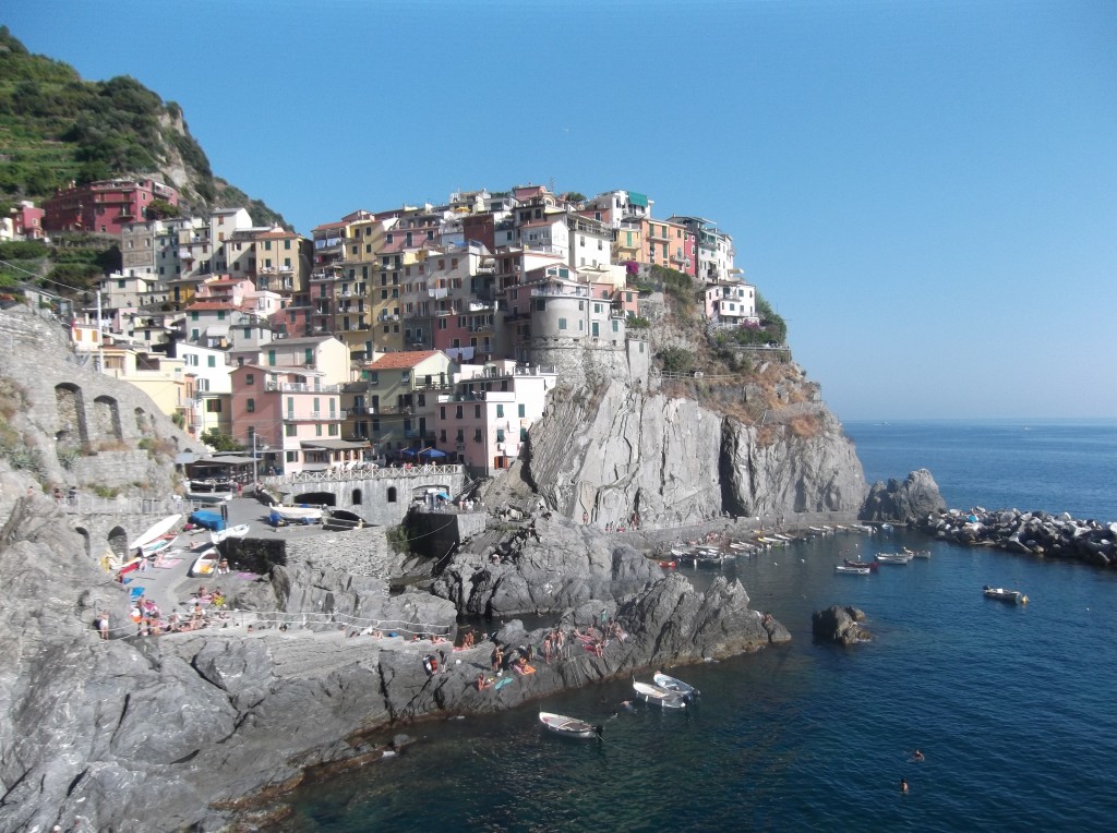 Vue éloignée sur Manarola