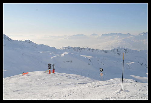 Piste noire aux Arcs