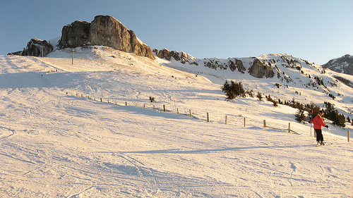 Piste de Thollon les Mémises