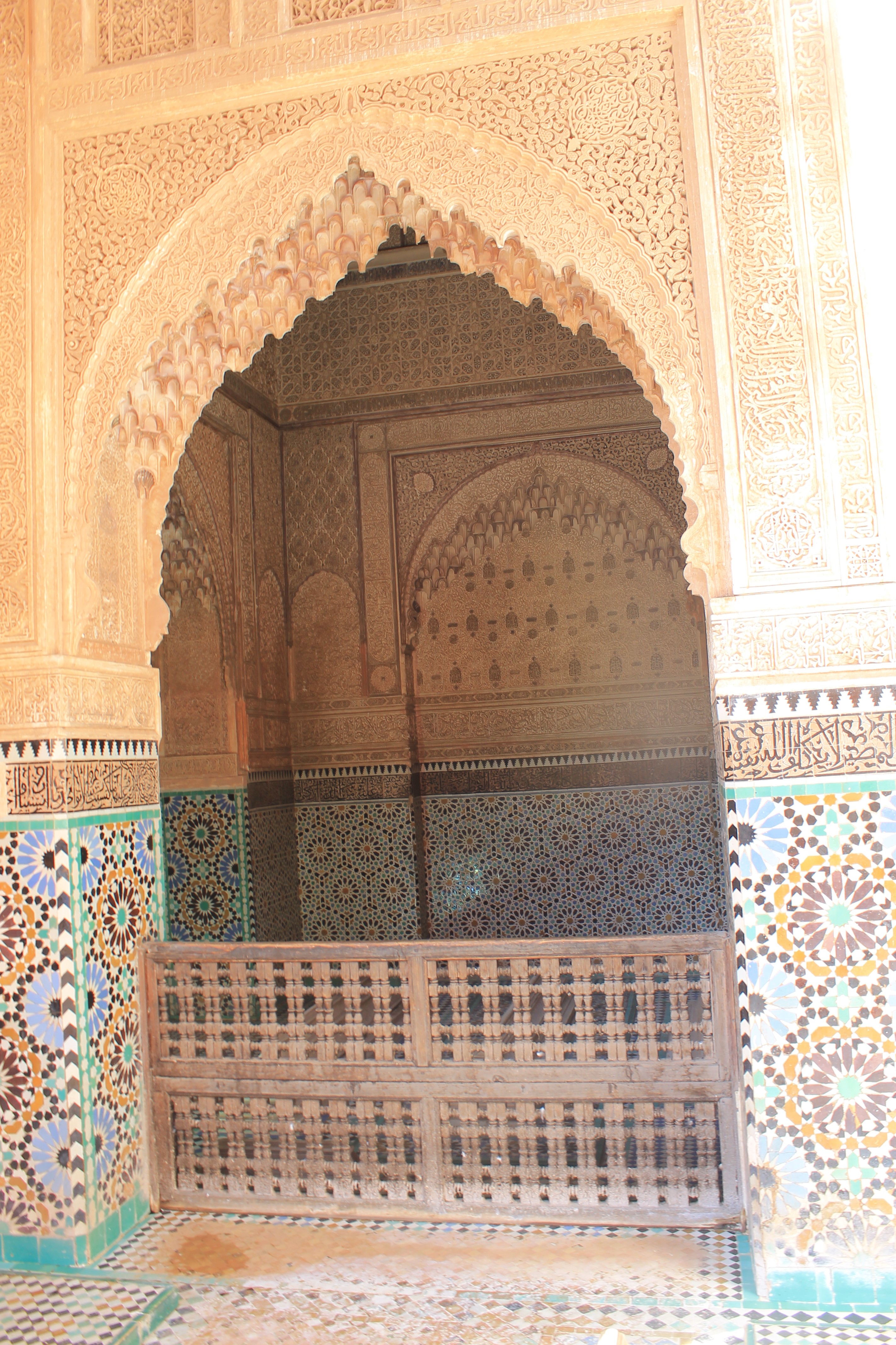 Les tombeaux saâdiens de Marrakech