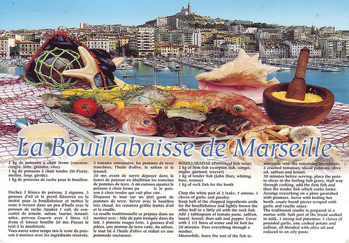 La bouillabaisse de Marseille