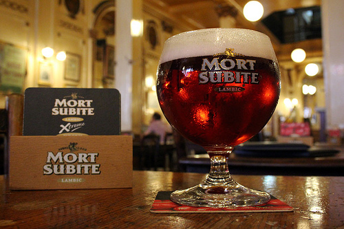 La bière belge (Mort Subite)