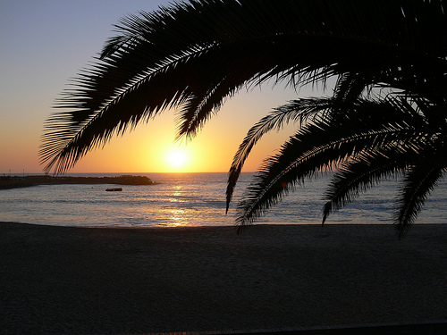 Plage de Swakopmund en Namibie