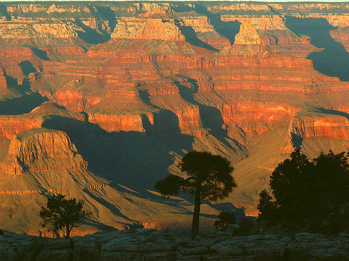 Coucher de soleil au Grand Canyon