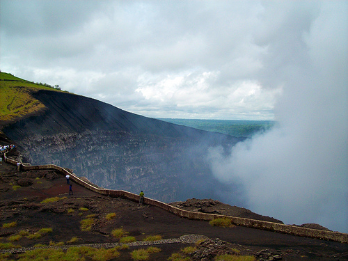 Le volcan Masaya au Nicaragua