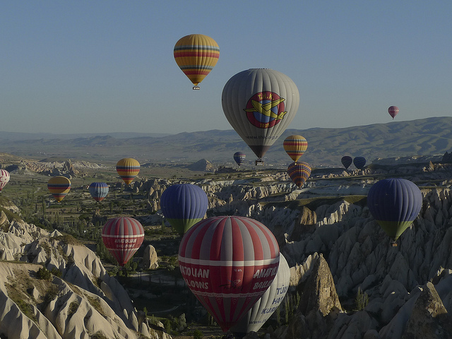La Cappadoce et ses montgolfières en Turquie
