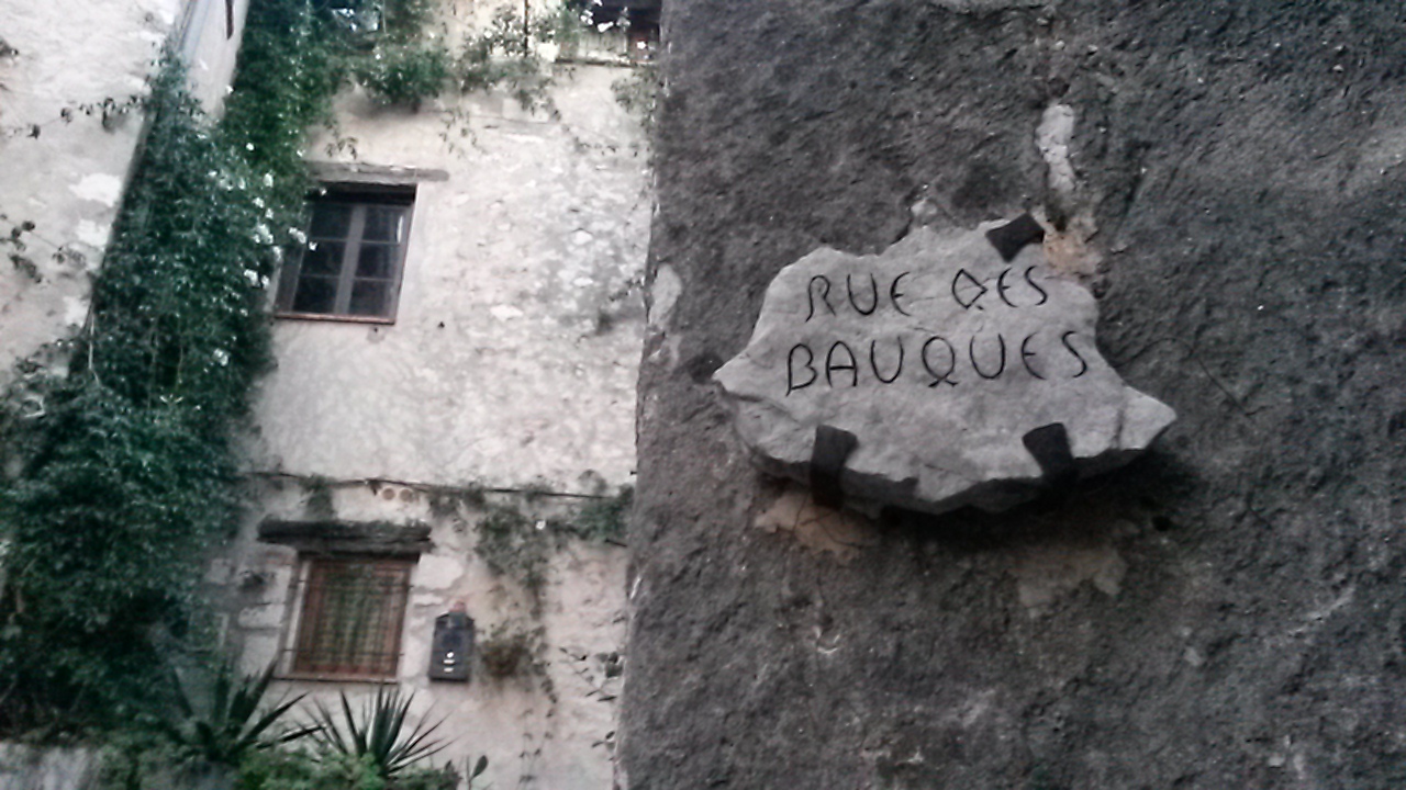 Rue des Bauques à Saint-Paul de Vence