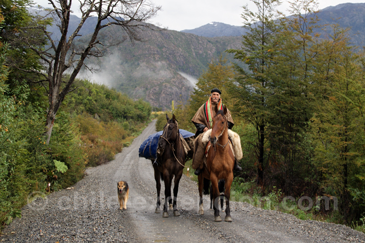 Déplacement à cheval au Chili