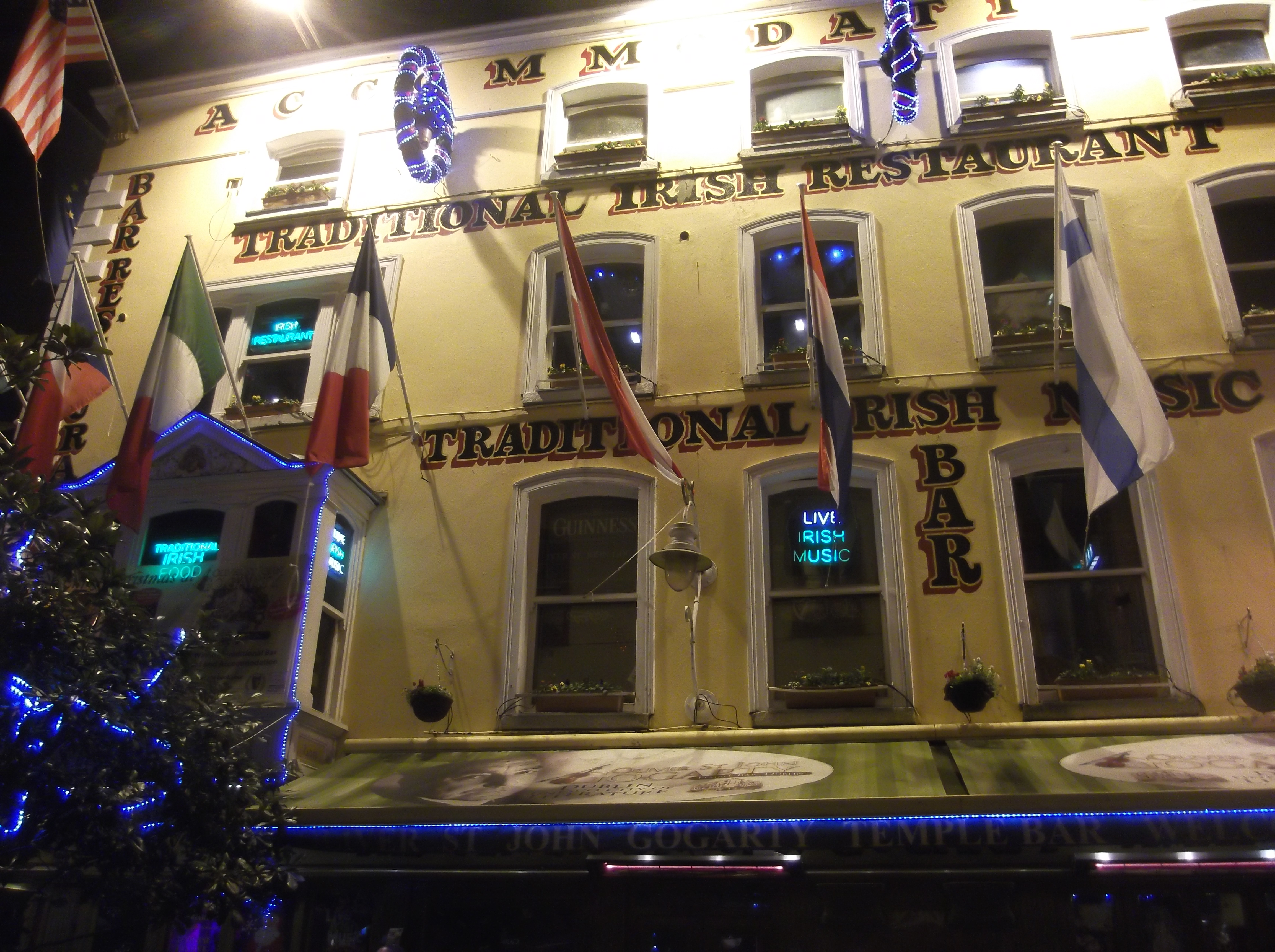 Pub St John Gogarty de Temple Bar à Dublin