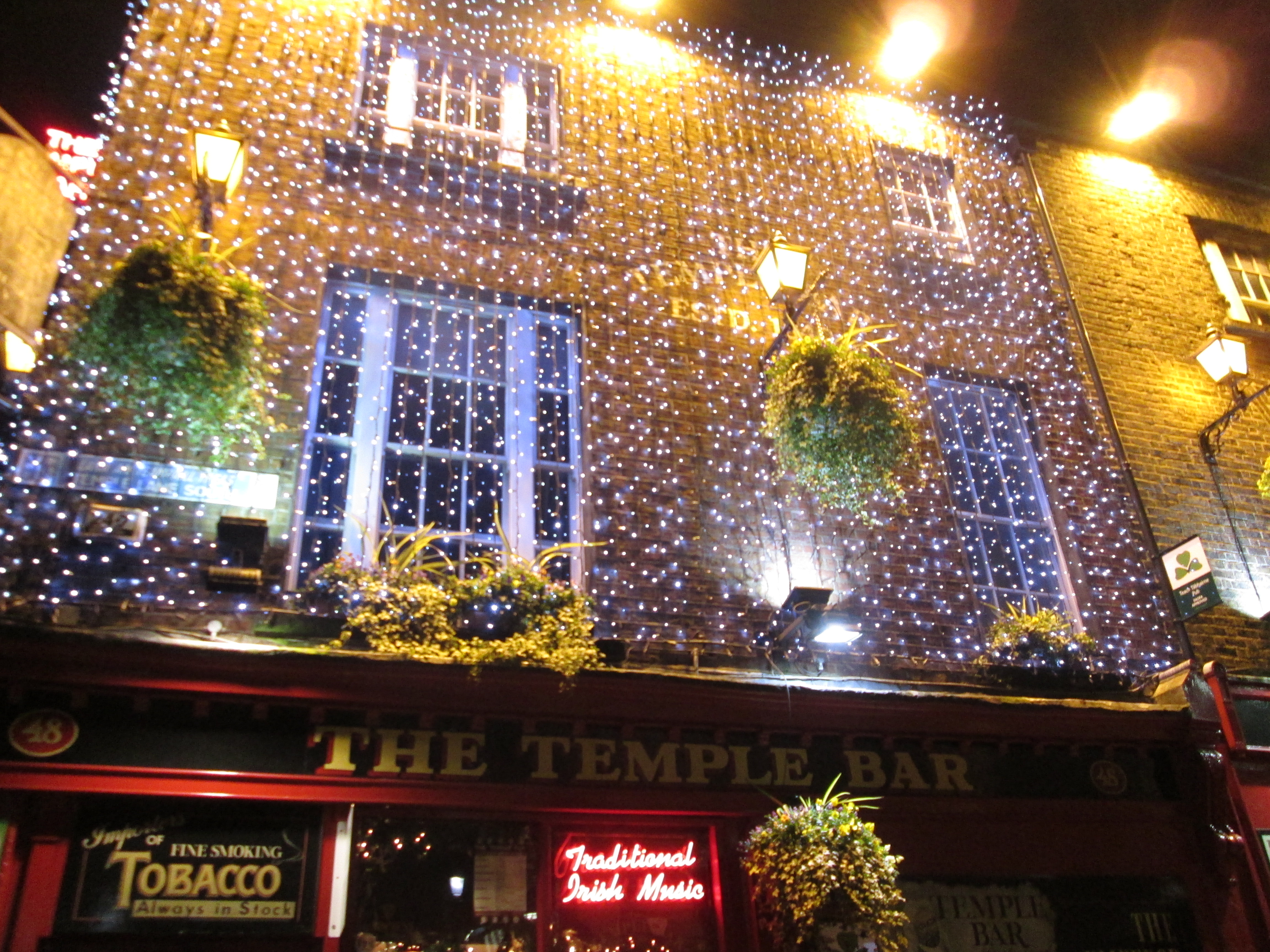 Façade du pub The Temple Bar