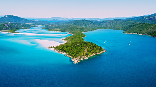 Ile Whitsunday en Australie