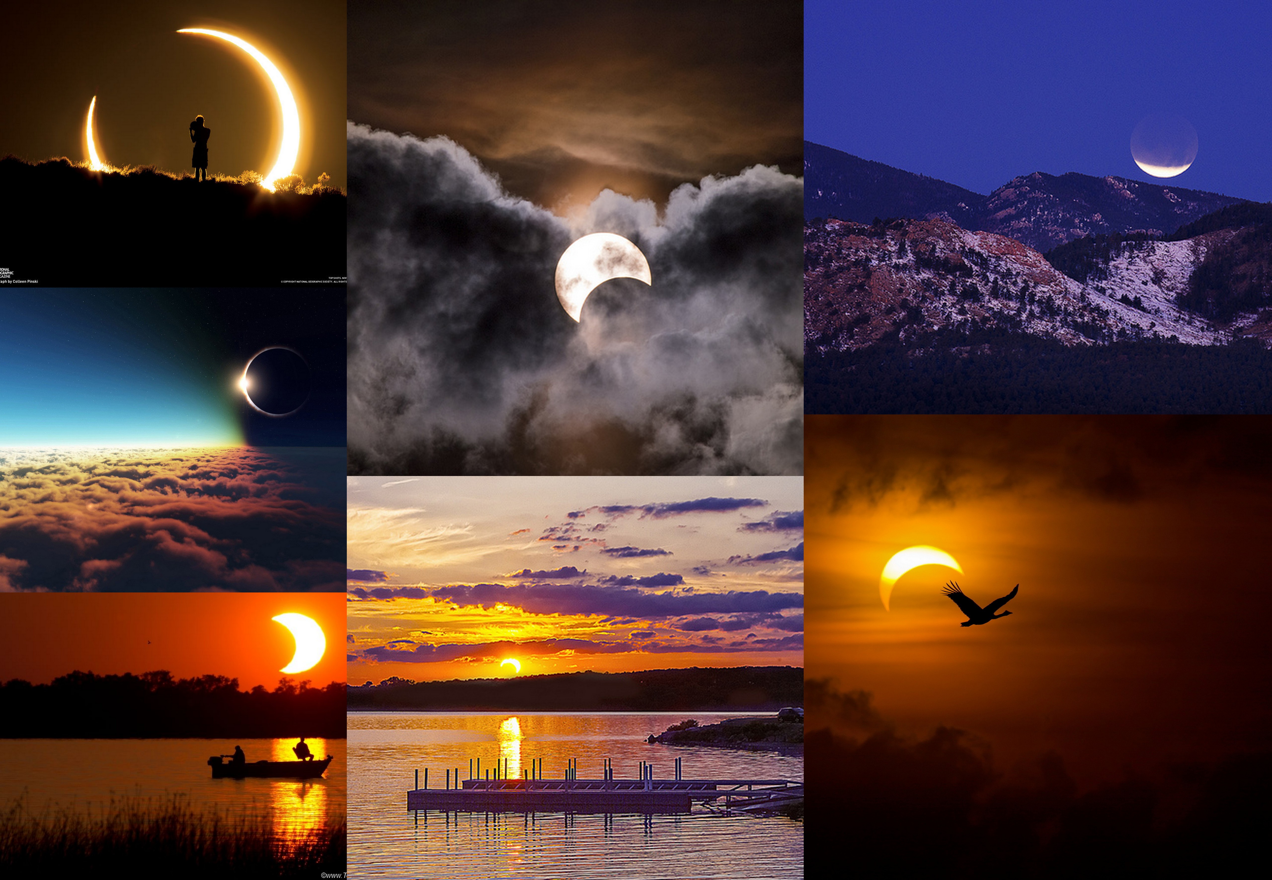 Les plus belles photos d'éclipses solaires