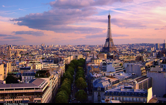 Paris et la Tour Eiffel