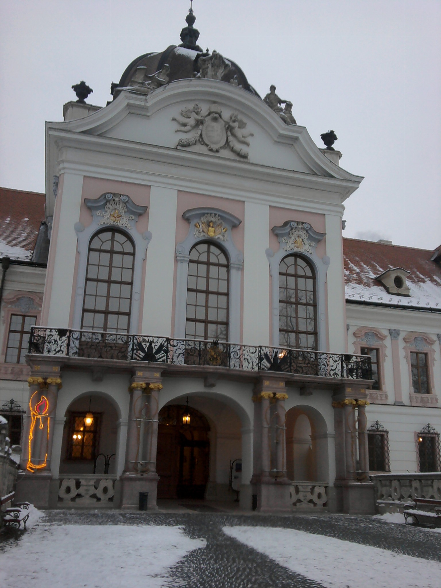 Entrée du château Gödöllő