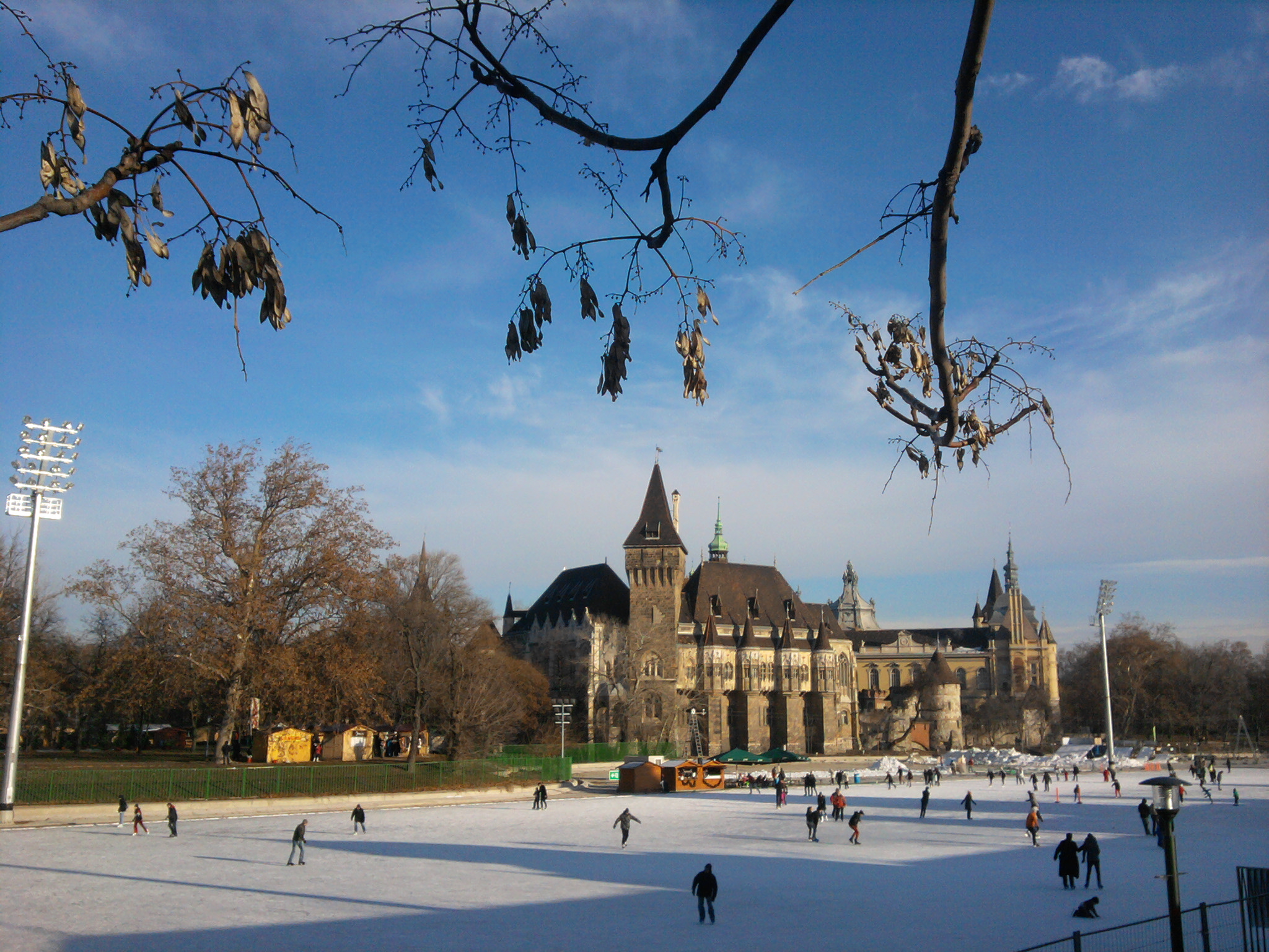 Une patinoire dans le coeur de Budapest