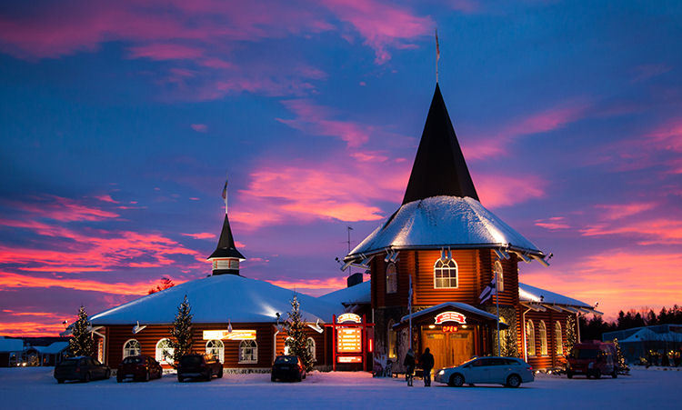 Le village du Père Noël en Laponie
