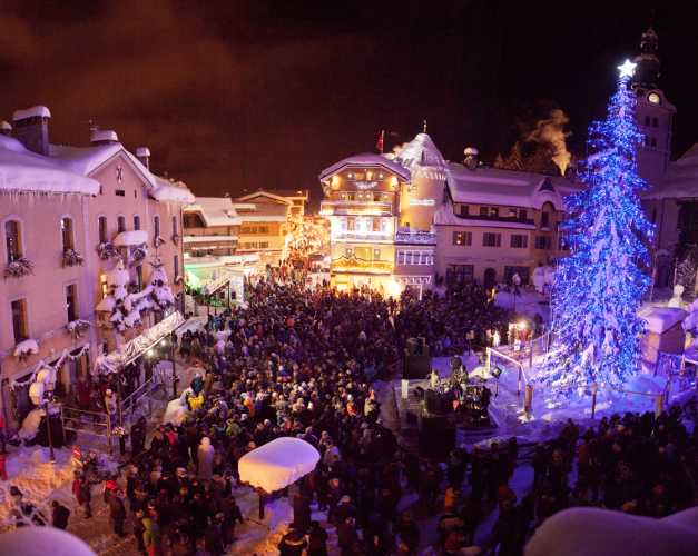 Megève au mois de décembre