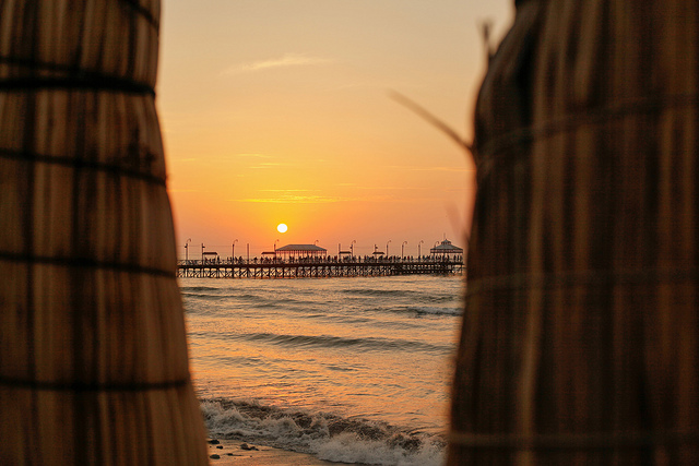 La plage de Huanchaco