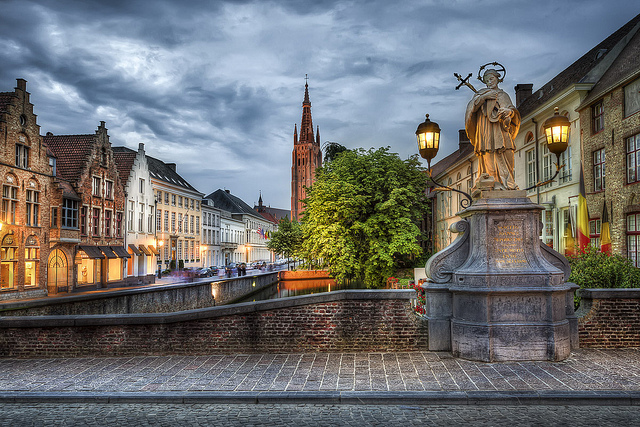 La ville de Bruges en Belgique