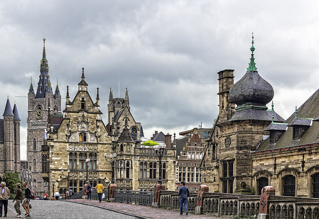 La ville de Gand en Belgique