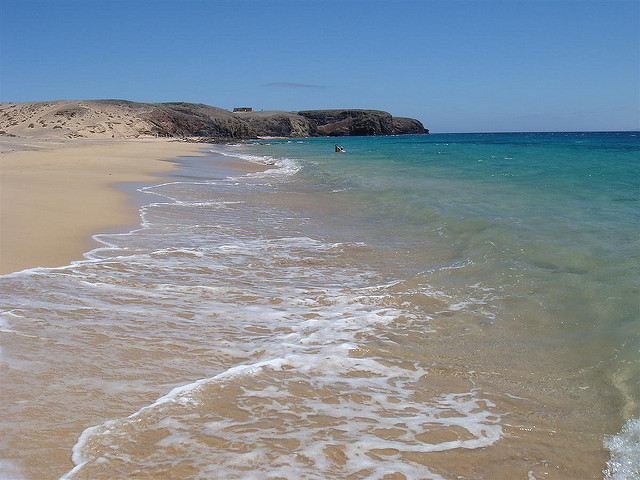 Plage de Papagayo à Lanzarote