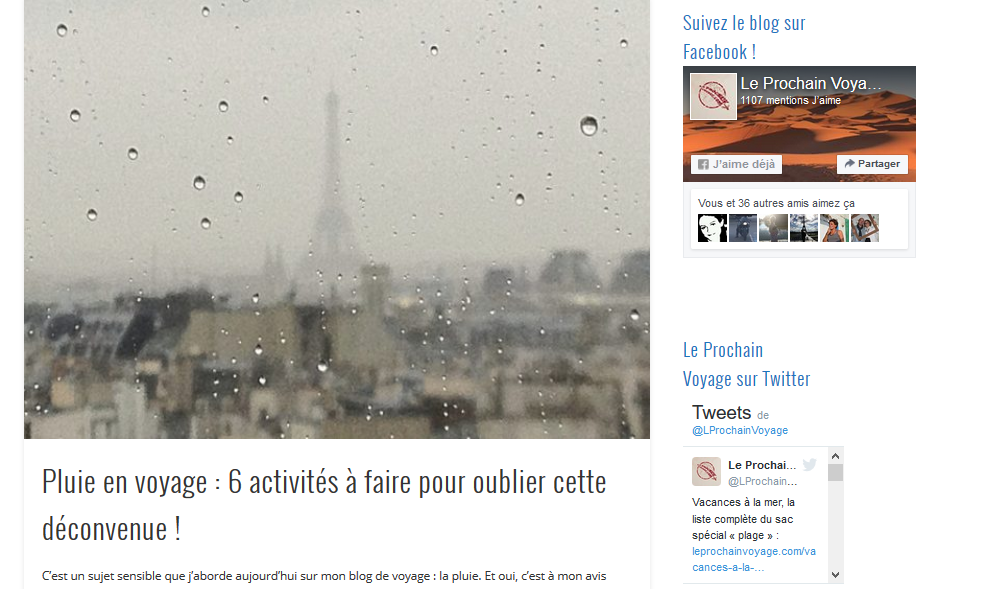 Ajout du widget réseaux sociaux sur WordPress