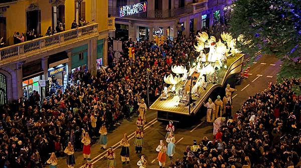 Les rois mages à Barcelone