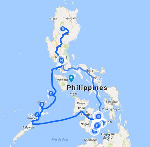 Itinéraire voyage 3 semaines aux Philippines