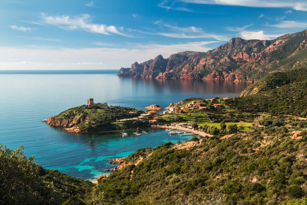 Girolata en Corse