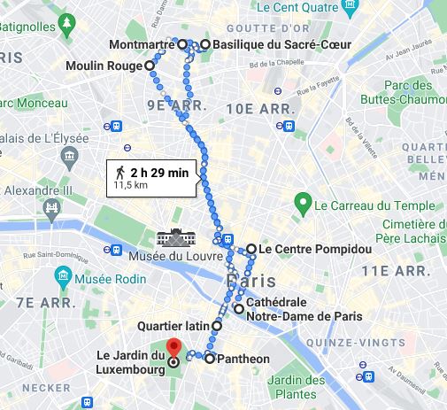 Paris en deux jours - Itinéraire pour visiter Paris en 48 heures