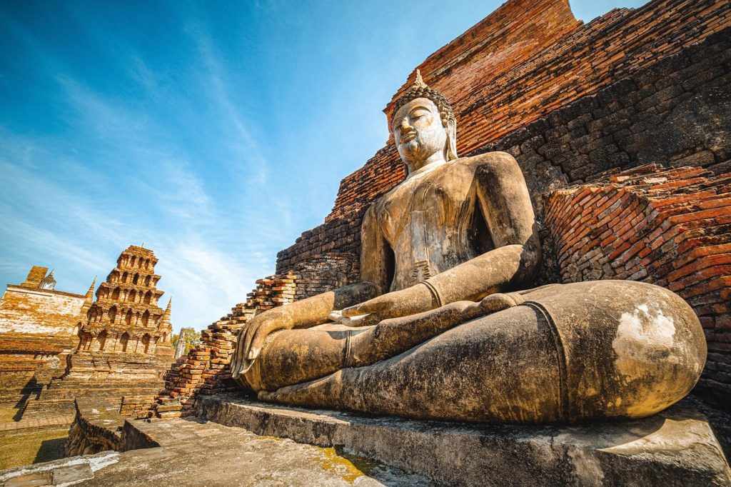 Statue de Bouddha à Sukhothai