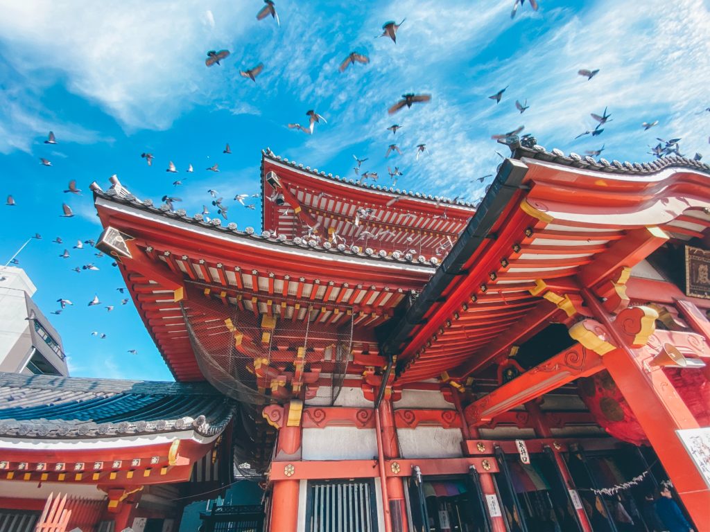 Temple à Nagoya au Japon