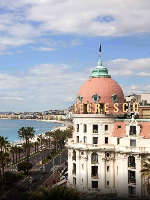Façade de l'hôtel Le Negresco